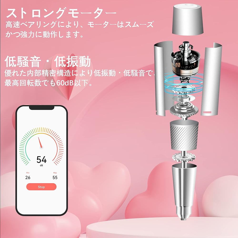Electric Nail Machine, Portable, 7800mAh, Replaceable Bits Forward/Reverse Rotation, 0~35000rpm Stepless Adjustment, Overheating Prevention Function, Low Vibration, Nail Clipping, Nail Polishing, Exfoliation, Cuticle Treatment, Suitable for Business, Hom