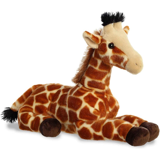Aurora® Adorable Grand Flopsie™ Geo Giraffe™ Plush - Playful and Easy - A Timeless Companion - Orange 16.5"