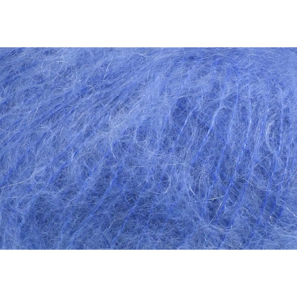 Puppy Kid Mohair Fine Wool Extra Fine Col.53 Blue 25g Approx. 225m Set of 5 Balls 10000009