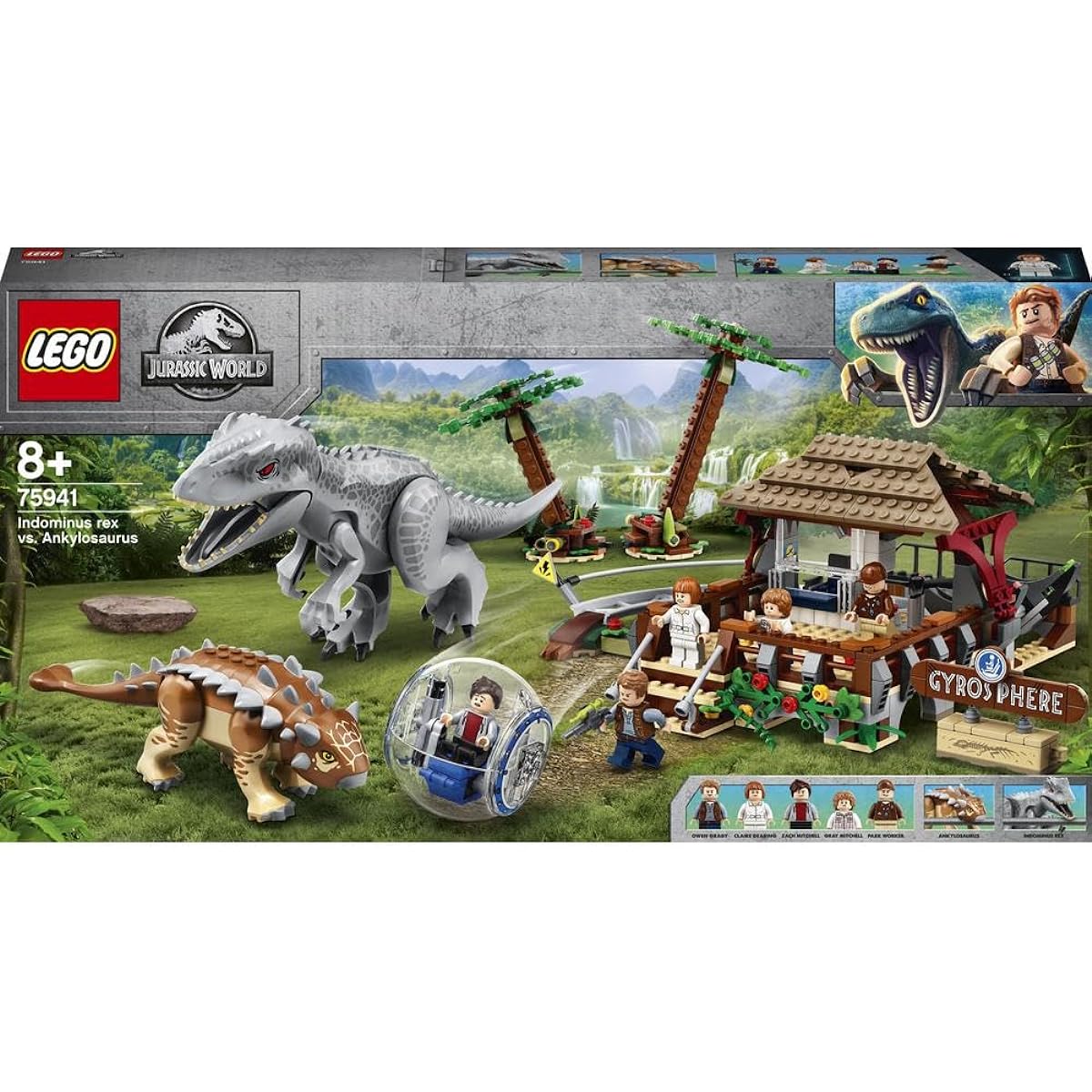 LEGO Jurassic World Indominus Rex vs. Ankylosaurus 75941
