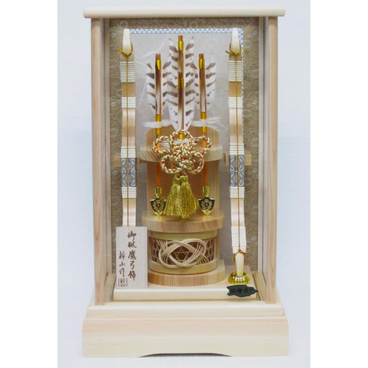 Various Hamayumi Decorations Hamayumi (External dimensions) First Boy's Festival Compact May Doll (Width 23 x Depth 20 x Height 38 Takumi)