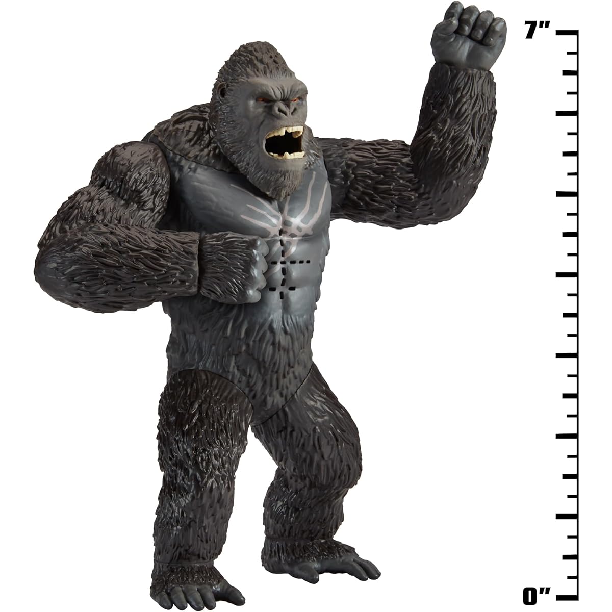 Playmates Toys Godzilla x Kong 7-inch Battle Roar Kong Figure