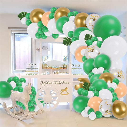 128 balloons.