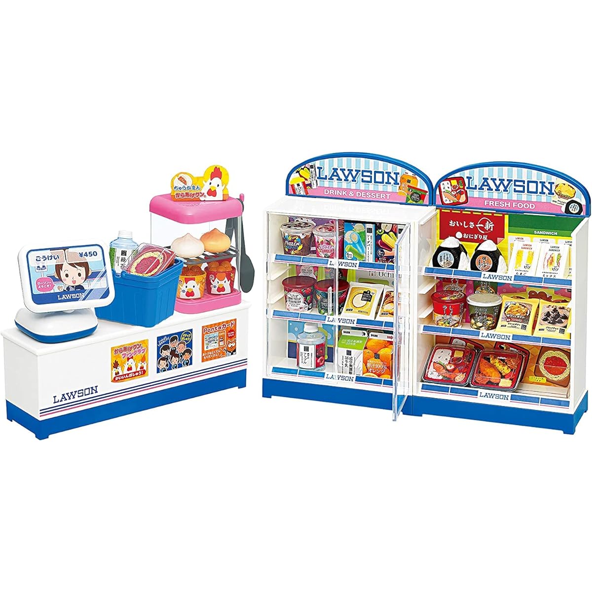 Toy Royal Lawson's convenience store play (pretend play / house play) Children's toys Easy assembly Miniature Realistic Pretend cash register Pretend store