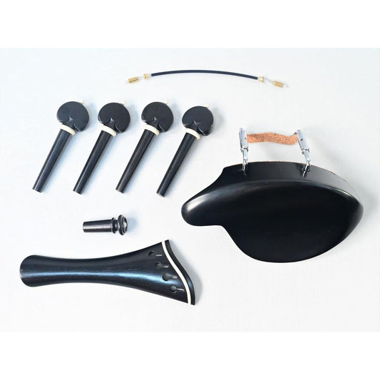 ARTIGIANO&VIOLIN violin fitting ebony (French style, harp type tailpiece)