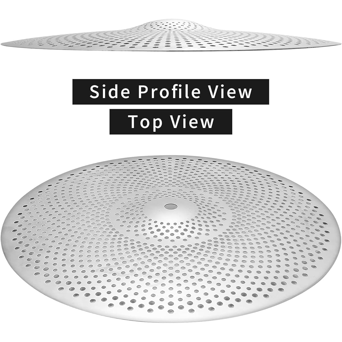 5 Piece Drum Cymbal Set Low Volume Cymbal Pack Silver Mute Cymbals 14"/16"/18"/20"
