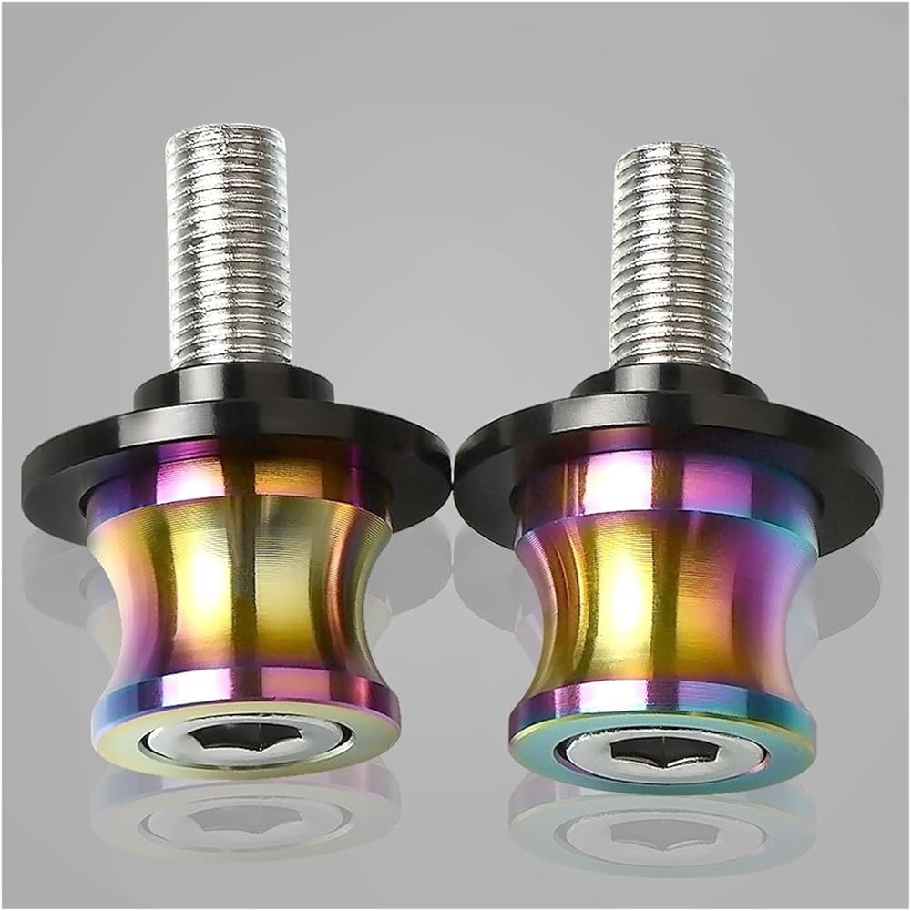 Motorcycle Swing Arm Spool Slider Motorcycle Swing Arm Slider Spool Paddock Stand Bobbin Swing Arm FOR Ya-m-ah-a FJ-09 MT09 MT-09 Tracer FZ09 FOR K-AW-AS-AK-I Suzuki (Color : 10MM F)