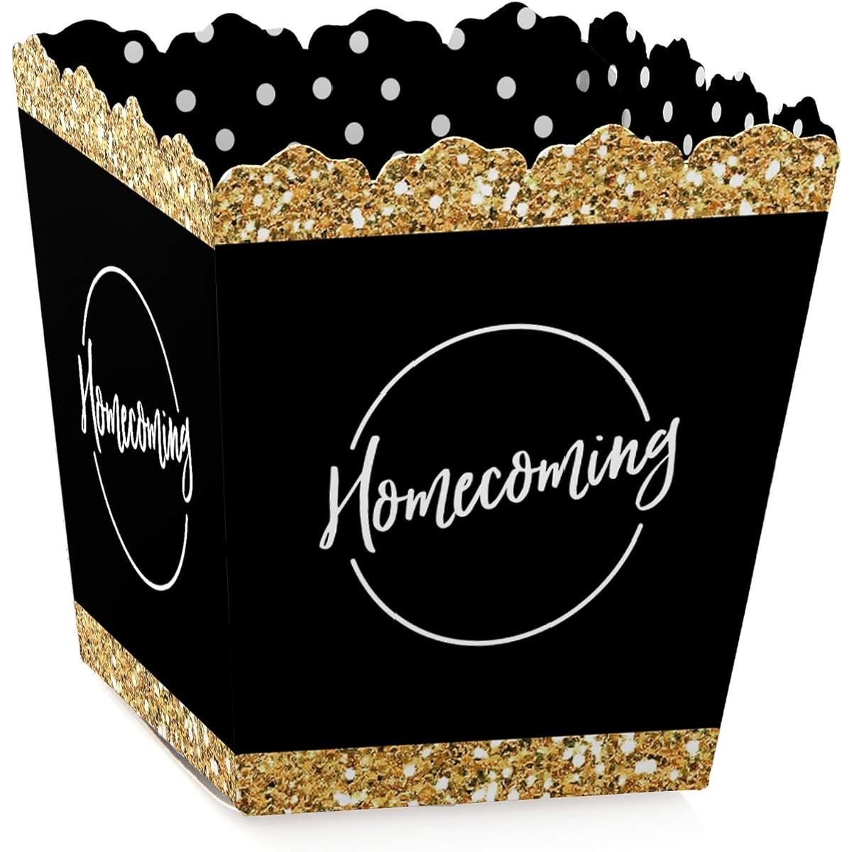 Big Dot of Happiness Hoco Dance Party Mini Favor Boxes Party Treat Candy Boxes Set of 12