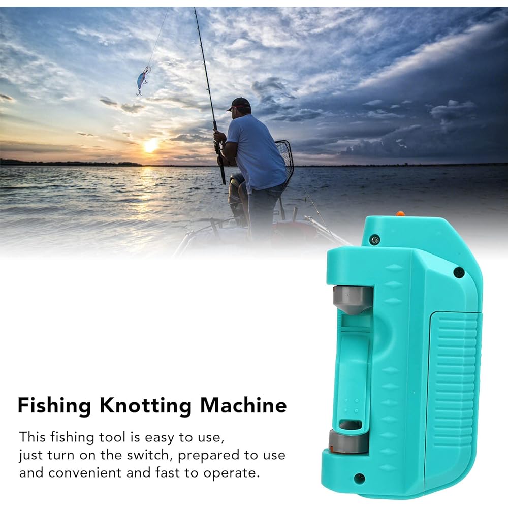 Electric Fishing Line Tying Machine Automatic Quick Knot Lure Front Fishing Wire Tying Tool Rechargeable