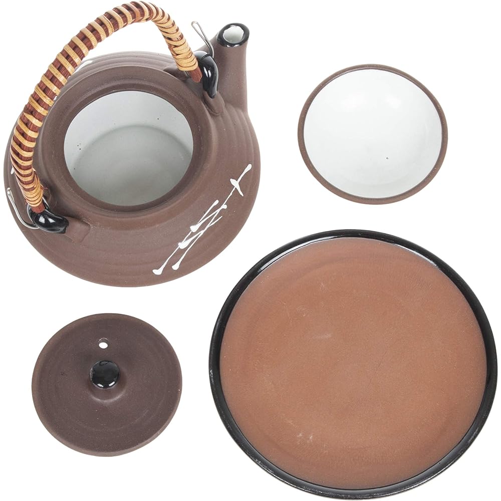 Set of 5 Flat Matsuba Dobin Mushi [200cc] [Dobin Steam] [Restaurant, Inn, Japanese Tableware, Restaurant, Commercial Use]