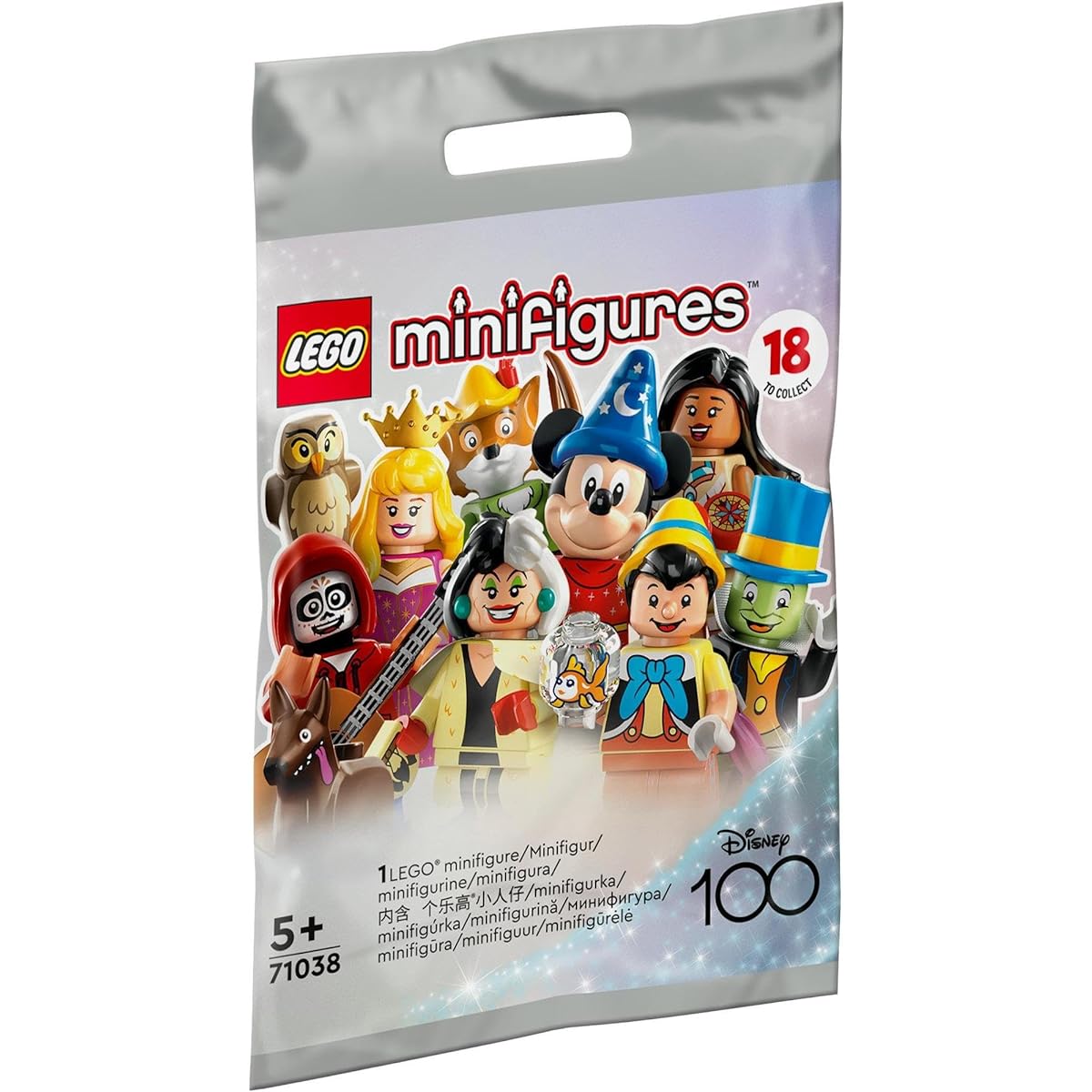 LEGO Minifigures LEGO(R) Minifigures Disney 100 71038 36 pieces Toys Blocks Gifts Fantasy Boys Girls Ages 5 and up