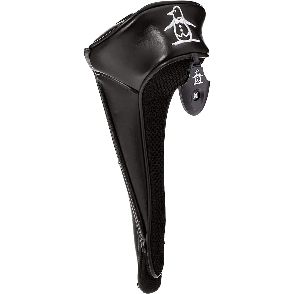 [Munsingwear] Golf Head Cover (FW) Magnetic Type for Fairway Wood Sporty Dial Type MQBPJG30 Men's BK00 (Black)