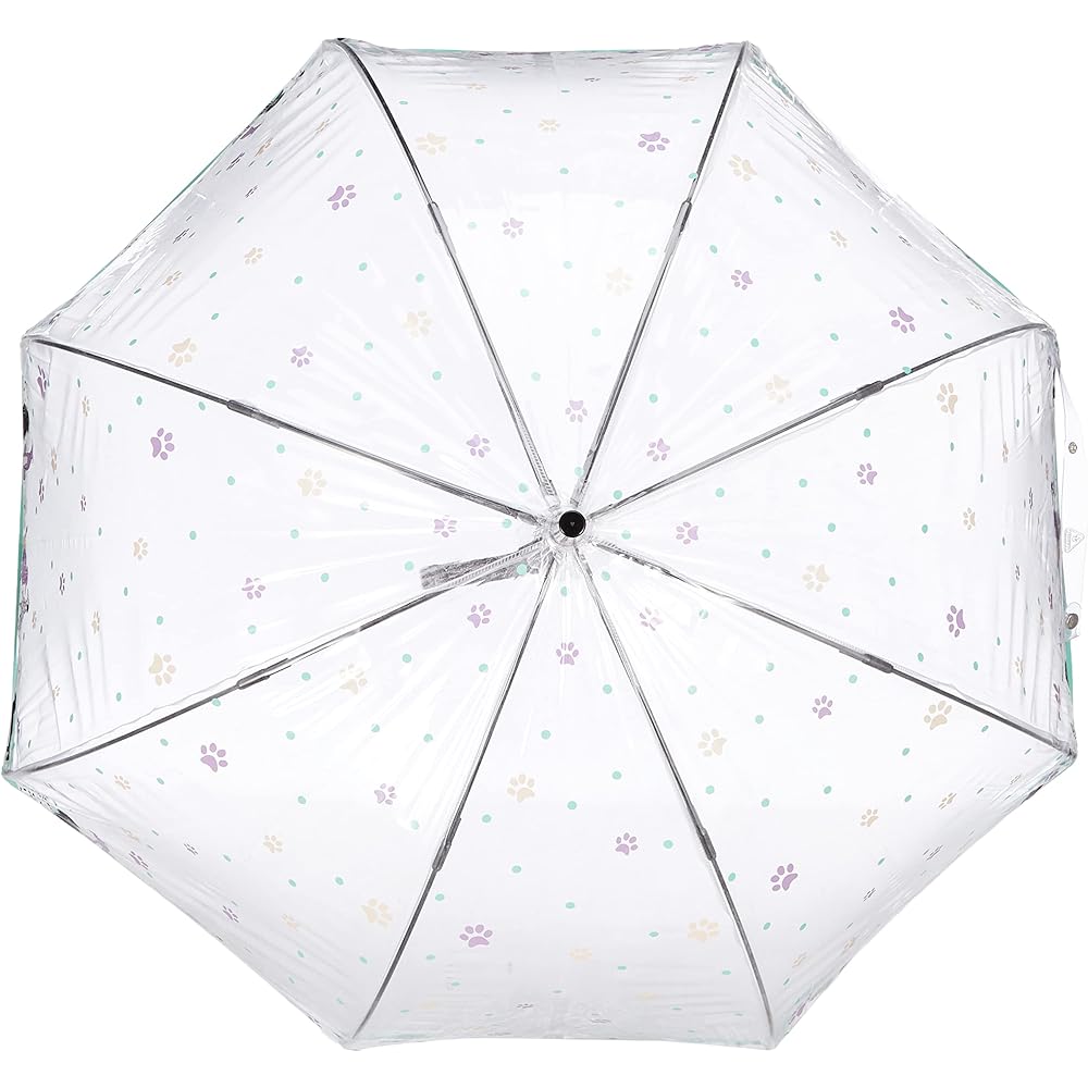 [Fulton] MOONBAT Bierdcage Bird Cage Umbrella, Long Umbrella, Transparent Umbrella, Women's Gift, Present 21-152-10827-00-61-65 Dog&Bone Rib Length: Approx. 65cm