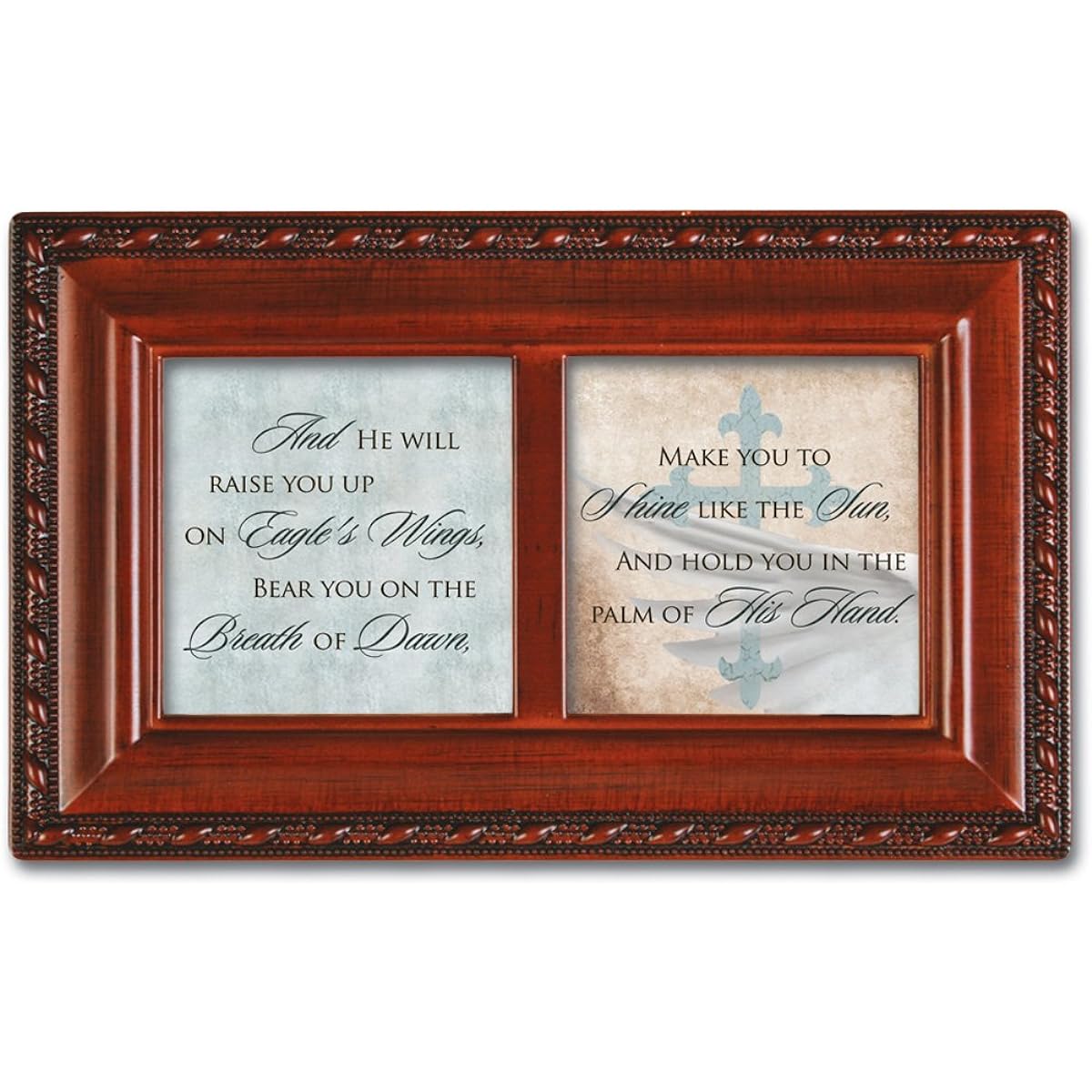 Shine Like The Sun Petite Woodgrain Music Box Plays On Eagle'S Wings