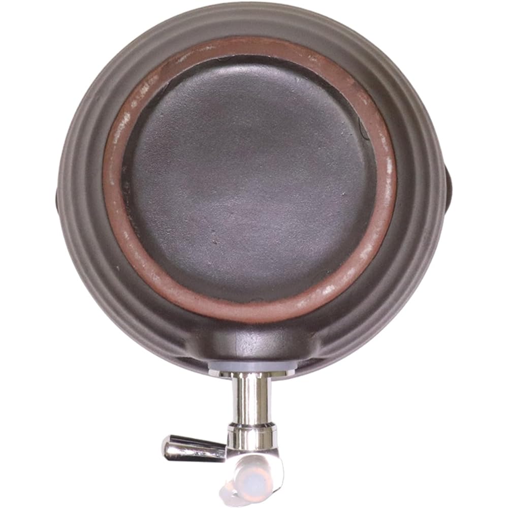 Black ceramic glaze-blown multi-server (1.8L) [18 x 17cm 1,800cc 1400g] [Shochu server] Imported | Restaurants, inns, Japanese tableware, restaurants, stylish tableware, commercial use