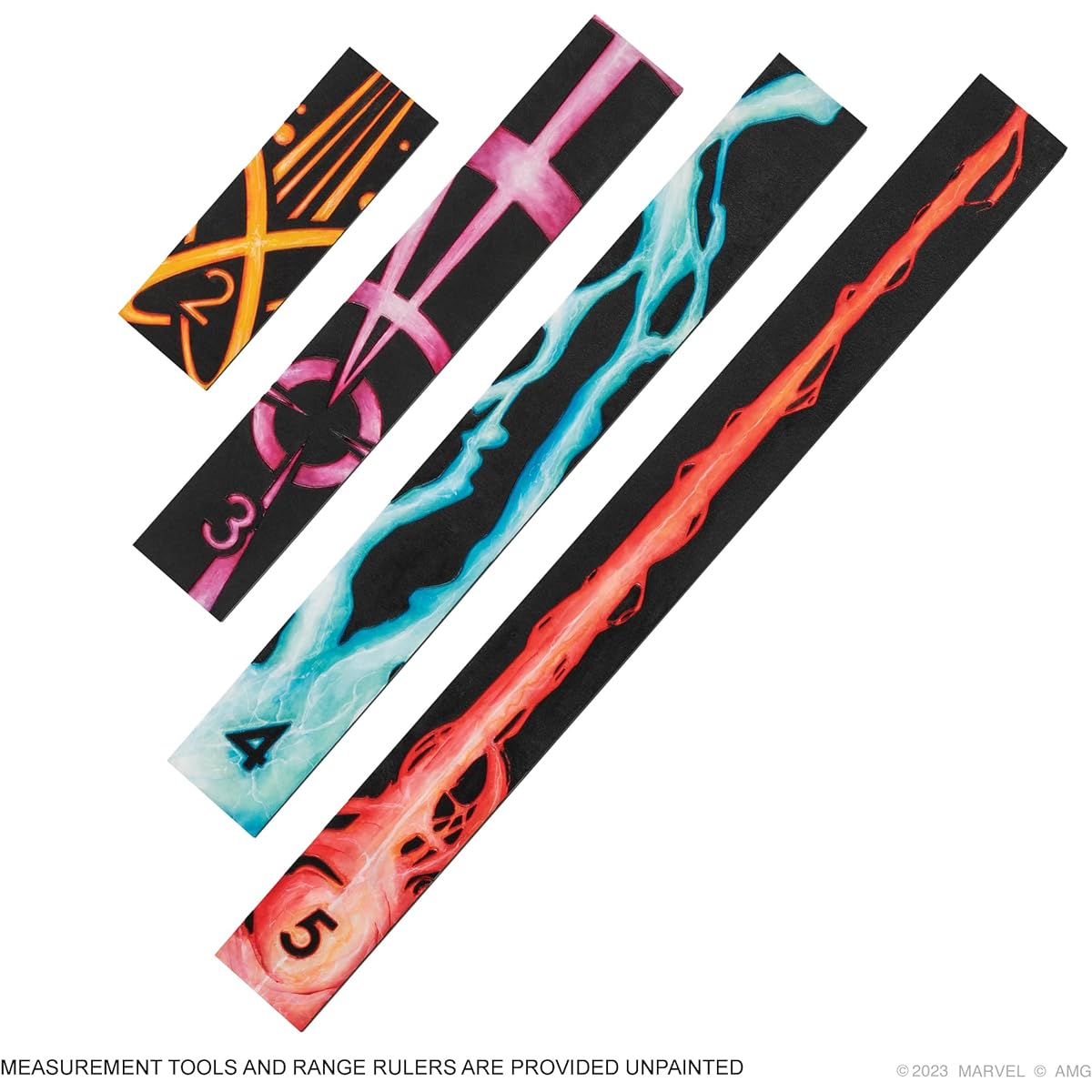 Atomic Mass Games Marvel: Crisis Protocol Movement & Range Tool Accessory Pack - Updated Tools for Precise Measurements! Tabletop Superhero Game, Ages 14+, 2 Players, 90 Minute Playtime
