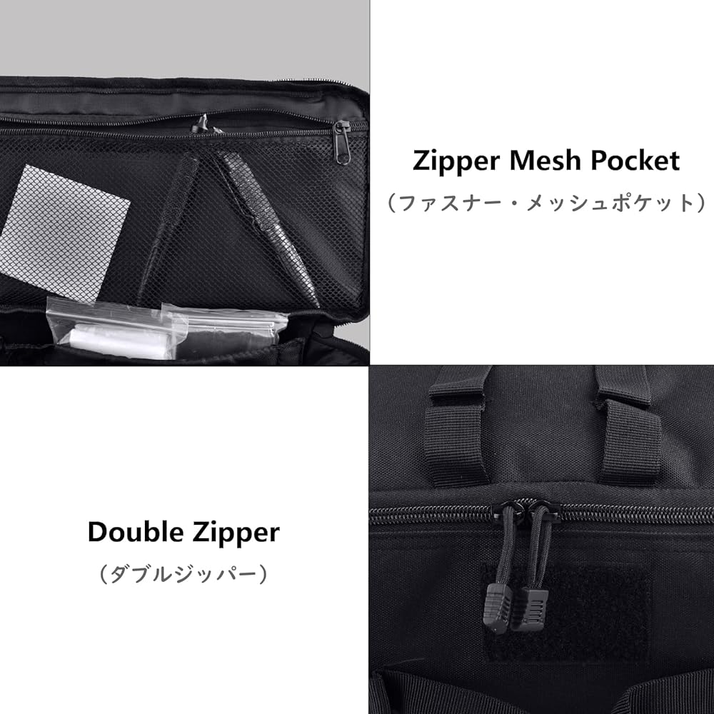 JEELAD Camping Storage Box 10L Large Capacity Versatile Multi-Storage Case Camping Gear Storage Bag Tool Storage Accessory Case Oxford Cloth Outdoor BBQ Picnic