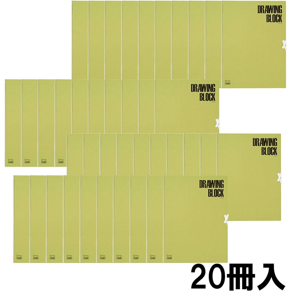 Maruman Sketchbook B3 Olive Series Drawing Paper Thick 20 Sheets S2AX20 20 Books