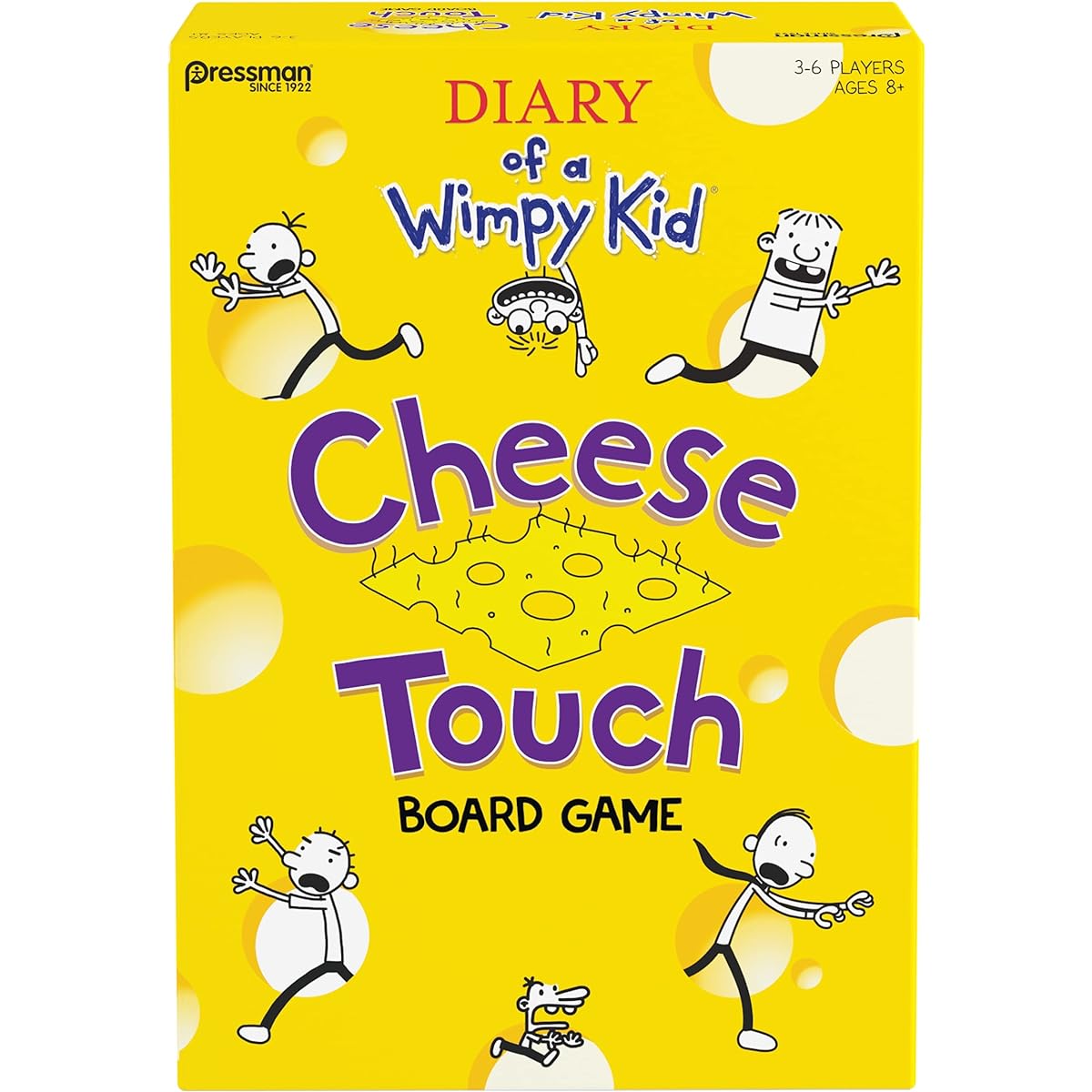 (Pressman) Diary of a Wimpy Kid Cheese Touch Game Race to the end while learning about your friends