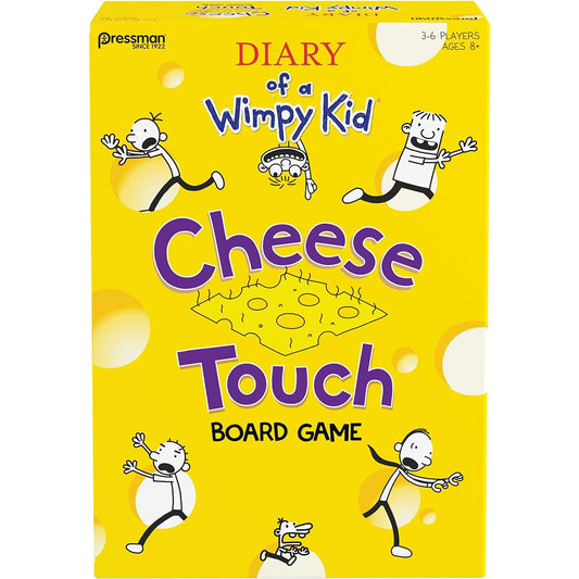 (Pressman) Diary of a Wimpy Kid Cheese Touch Game Race to the end while learning about your friends
