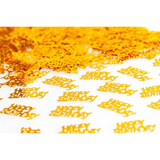 14g Golden Happy Birthday Confetti Table Spreader Grits Sprinkles Stardust Birthday Party Decorations Kids Adults
