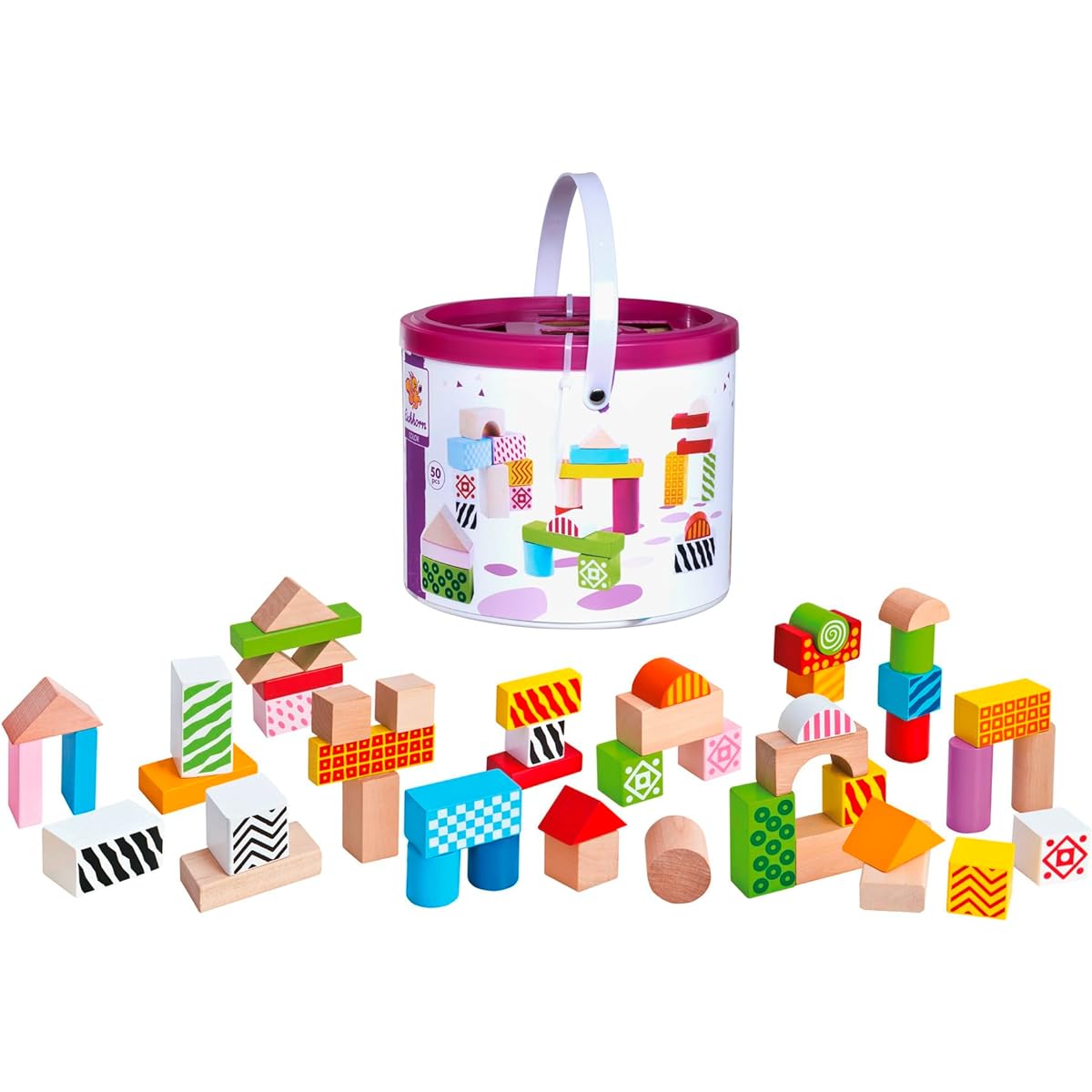 Eichhorn Color, wooden building blocks