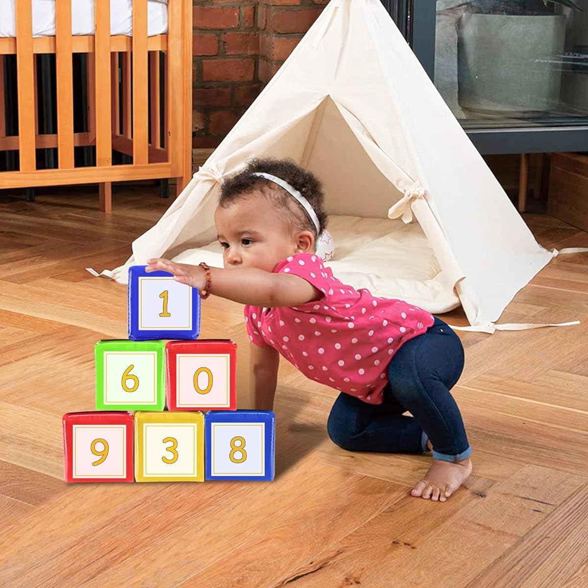 Godery DIY Educational Game Dice Pocket Cube for Education - Set of 4