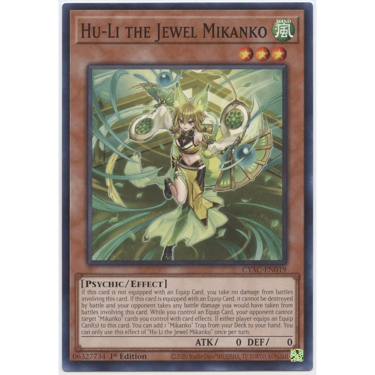 Hu-Li The Jewel Mikanko CYAC-EN019 Common First Edition