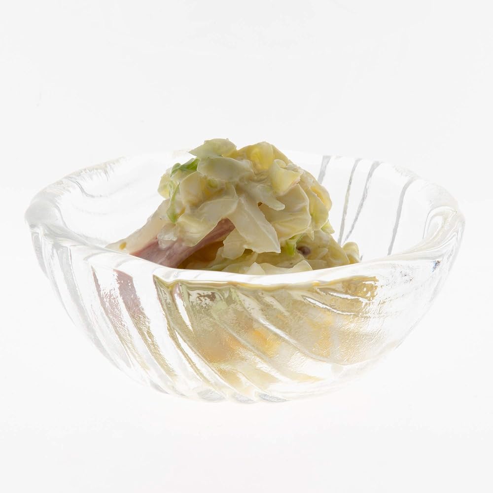 Toyo Sasaki Glass Small Bowl Clear Approximately φ9 x 3cm Glacier Choco Made in Japan SA530-11