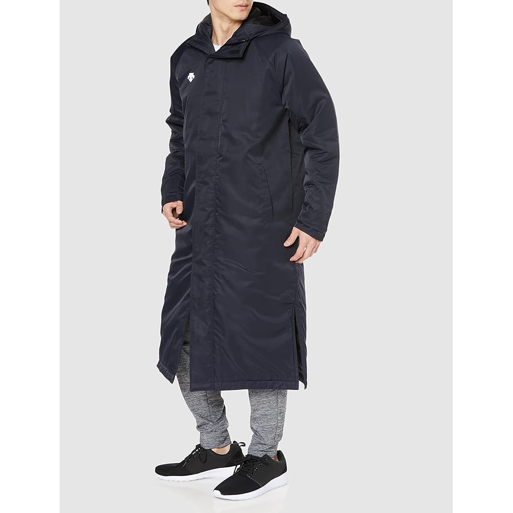 [DESCENTE] Long Coat [EC Limited] Filled with Pockets, Thermal Pockets, Long Length, Standard for Watching Games, Coaches, Men's