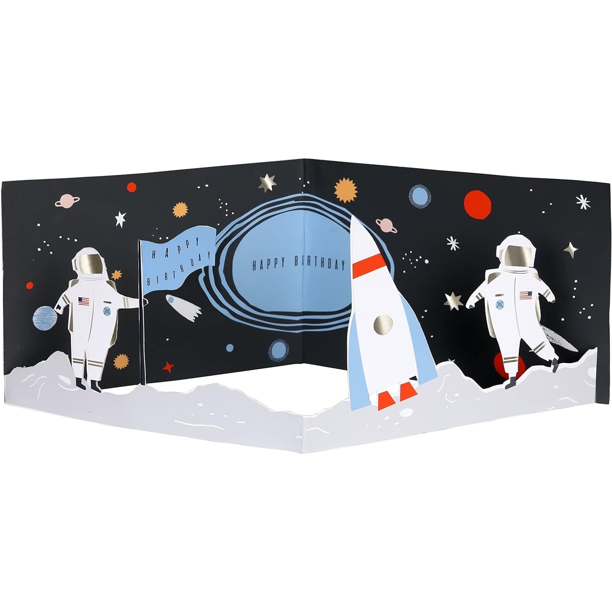 Meri Meri Universe Foldable Birthday Card