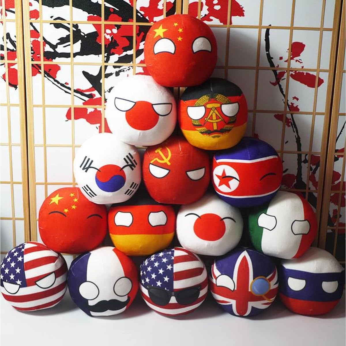 Polandball Country Ball Plush Toy Pillow Pendant/Cartoon Polandball Doll Plush Toy/Gift Pendant for Kids Adults Toys and Games 10cm-30cm (4"-12")