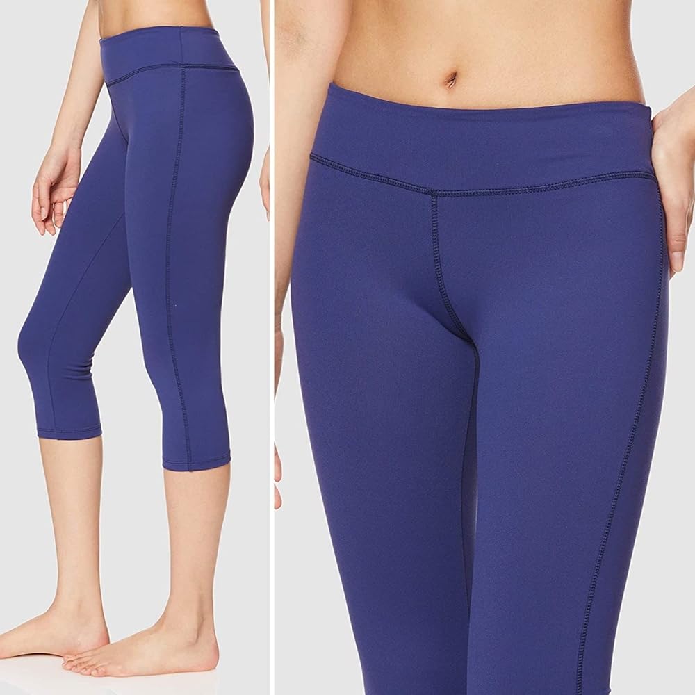 [Welkles] Yoga Wear, Yoga Pants, 3/4 Length, Yoga Leggings, Women's, Spats, Hot Yoga, Sports Tights, Stretch, High Waist WL-BB048