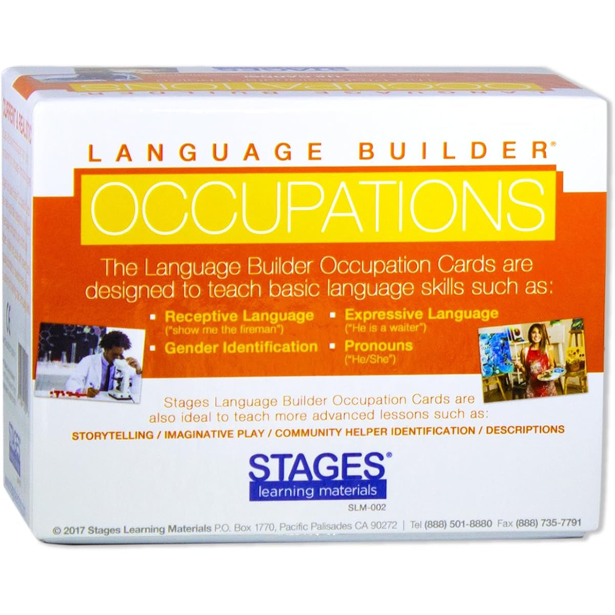 STAGES LEARNING MATERIALS SLM002 Language Builder Occupation Cards by Stages [Parallel Import]