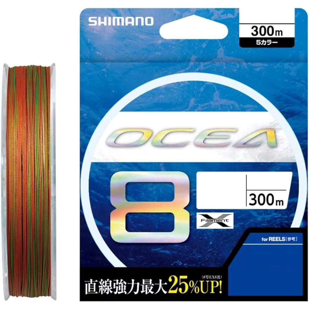 SHIMANO PE Line Osea 8 Various 200m/300m/400m/500m / No. 1.5 - No. 12 / 5 Colors / SW Navy