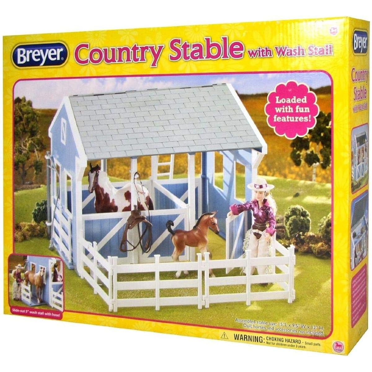 Breyer Classics Spring Creek Stable Doll 15" x 12" x 9.5", Multicolor B699