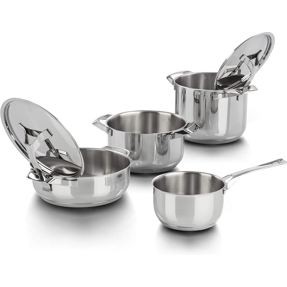 Barazzoni Two-handed pot stainless steel ∅24 x H9cm Low casserole MY POT 160004024