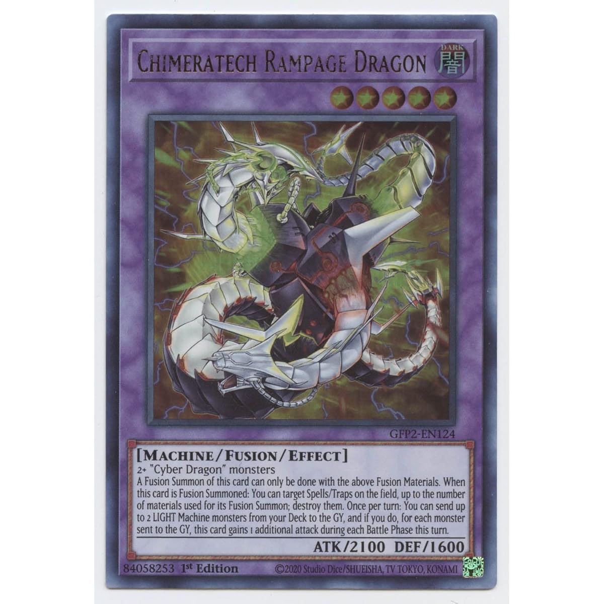 Chimeratech Rampage Dragon - GFP2-EN124 - Ultra Rare - 1st Edition