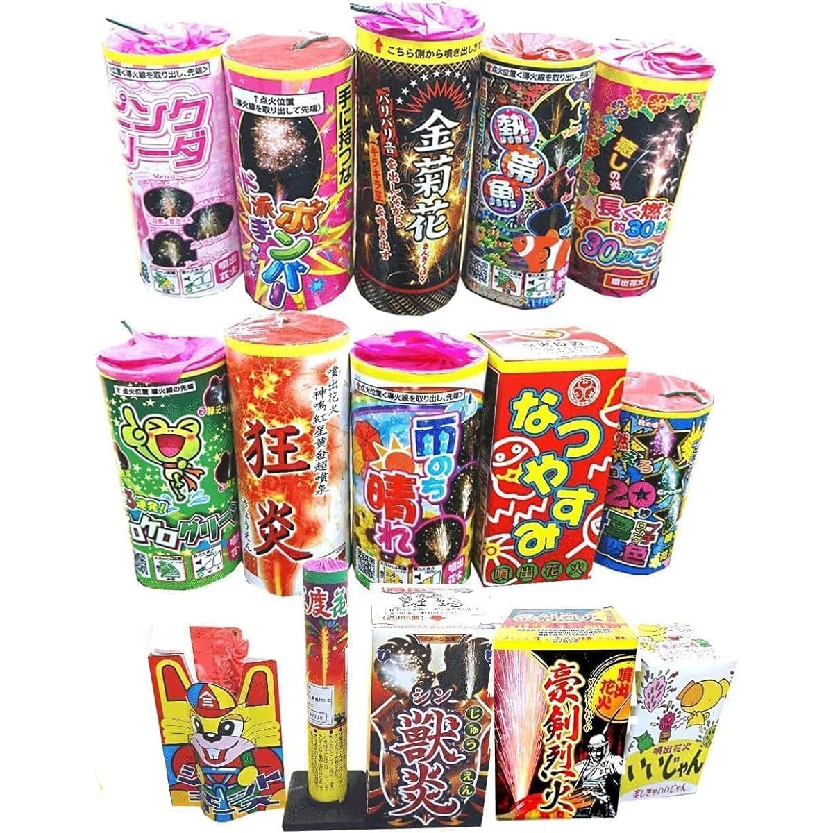 Spout fireworks (fountain fireworks) set (set of 24)