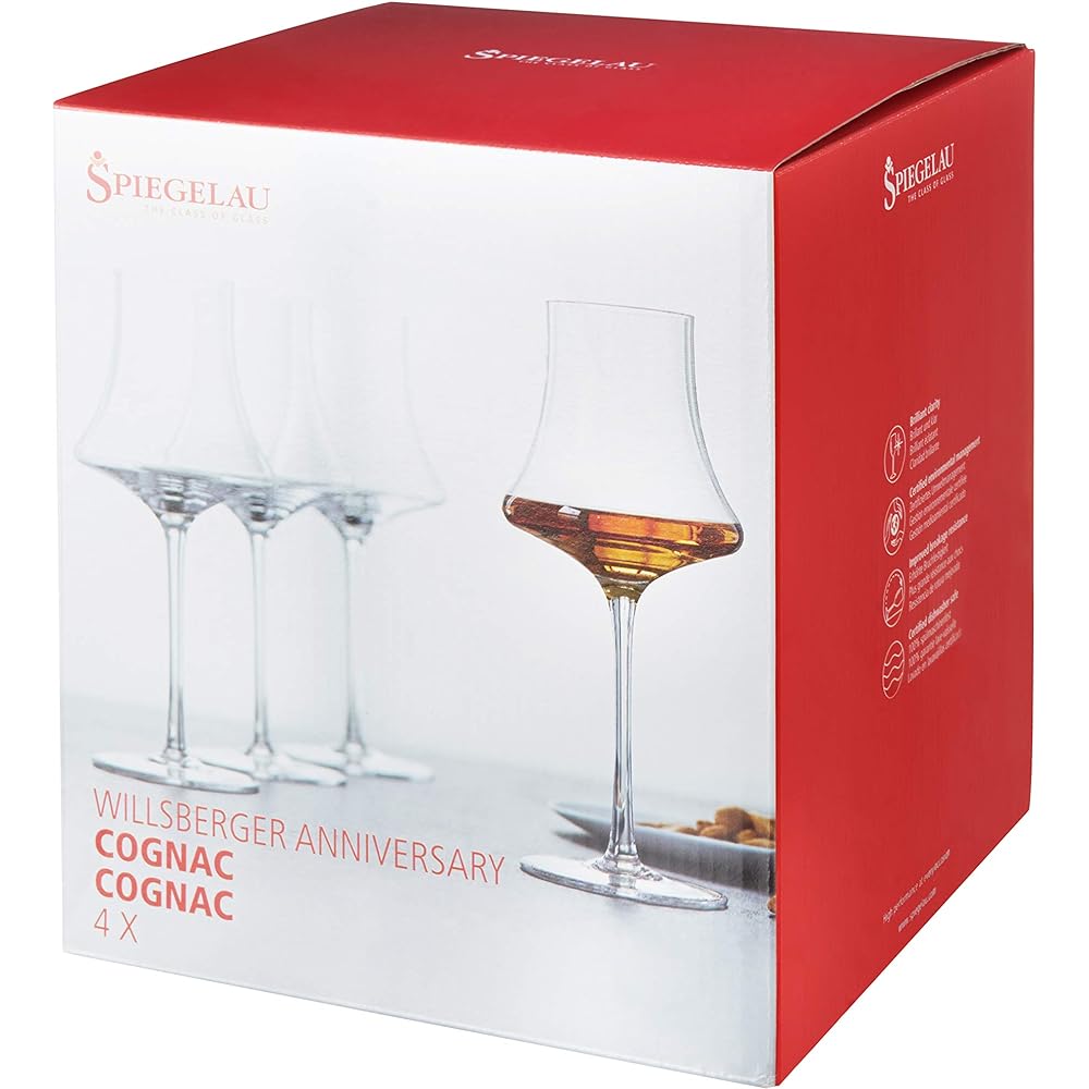 Spiegelau Wills Burger Anniversary Brandy Glass 280ml 1416178 4 pieces