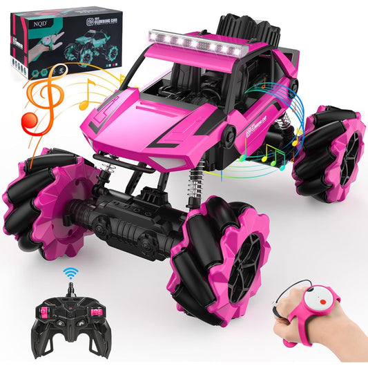 NQD 1:14 Remote Control Big Monster Car 4WD Off-Road Rock Electric Toy All Terrain Radio Remote Control Vehicle Truck Crawler for Boys and Girls