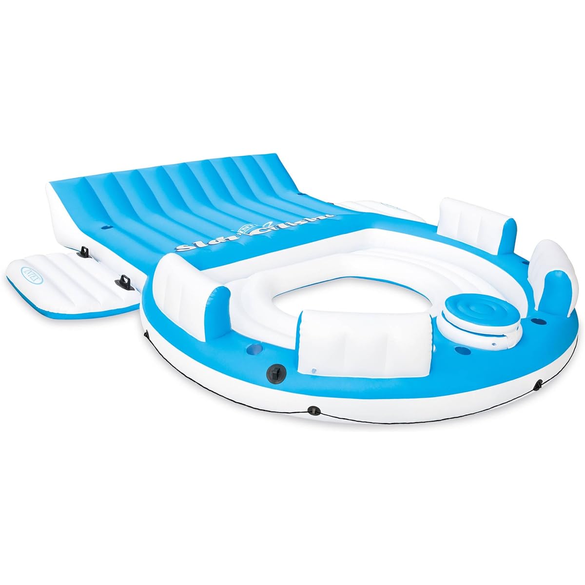 Intex Island Pool Laycraft Lounger 72 Can Drink Cooler Float
