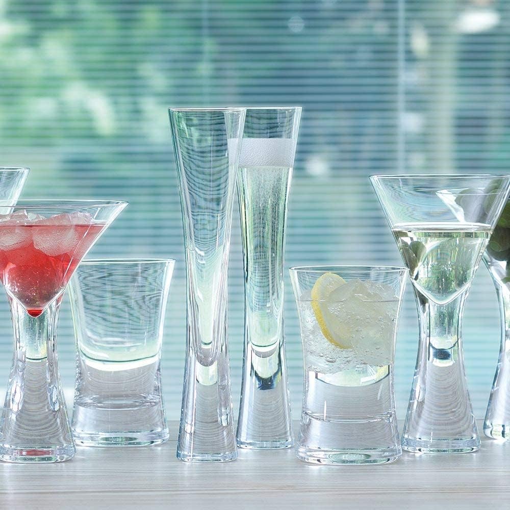 LSA Champagne Glass Clear 110ml MOYA G474-04-985 Set of 2