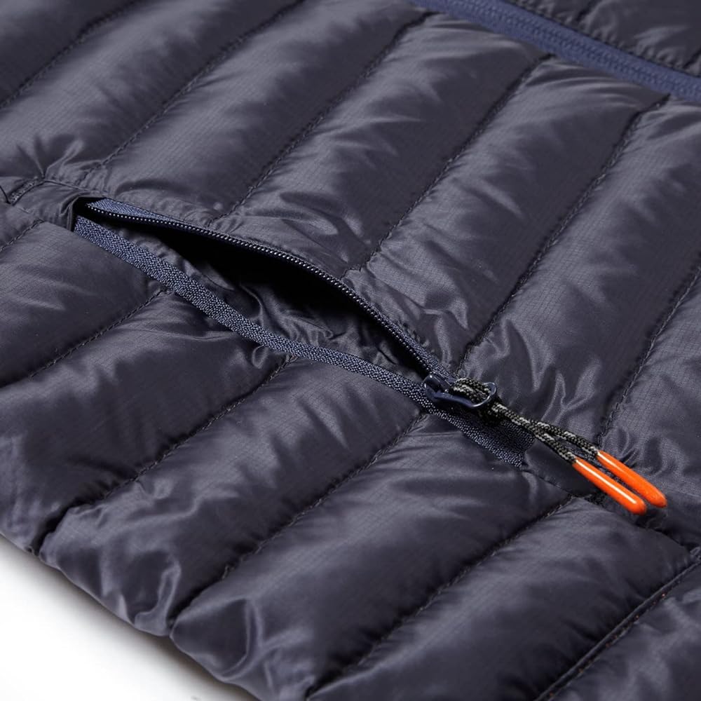 Gill Women's Hydrophobe Down Jacket (Women's Hydrophobe Down Jkt) Navy Orange 10 1065W