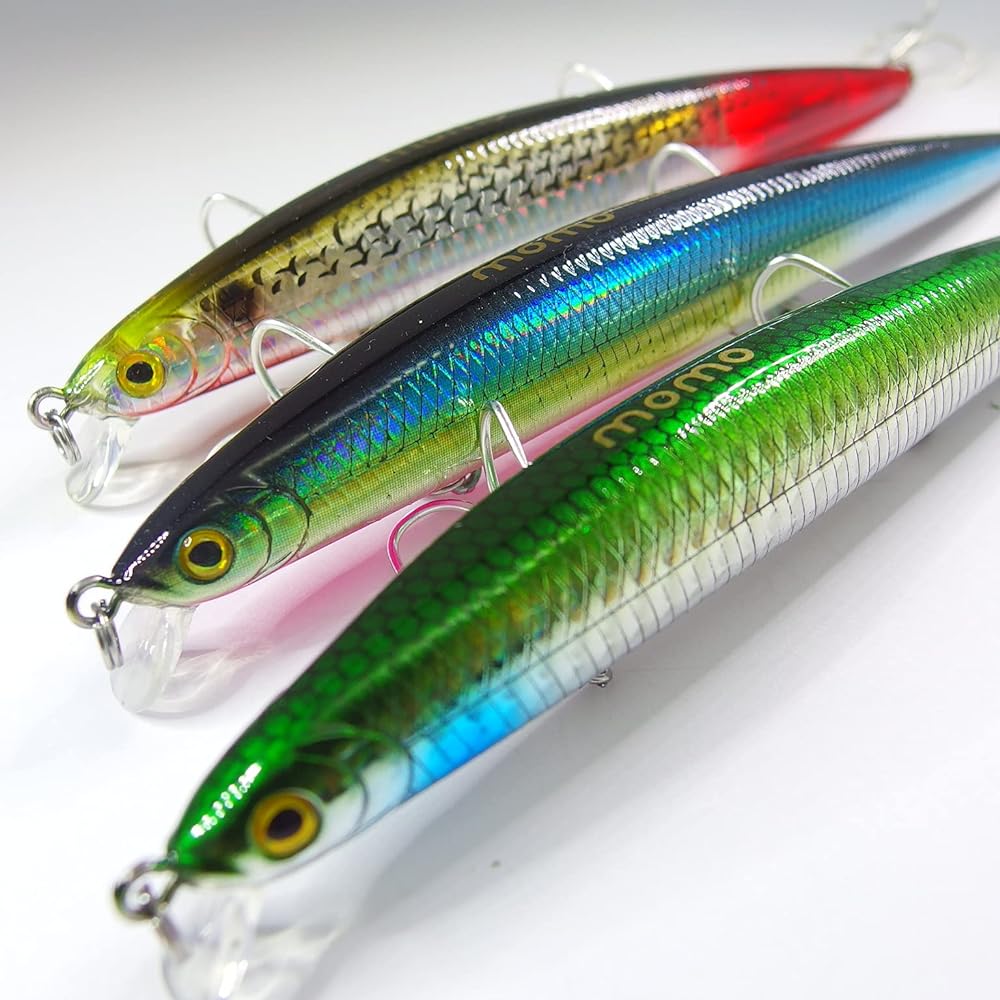 momo lure sea bass lure minnow shining minnow 145F shaft glider center of gravity moving type double silent wire