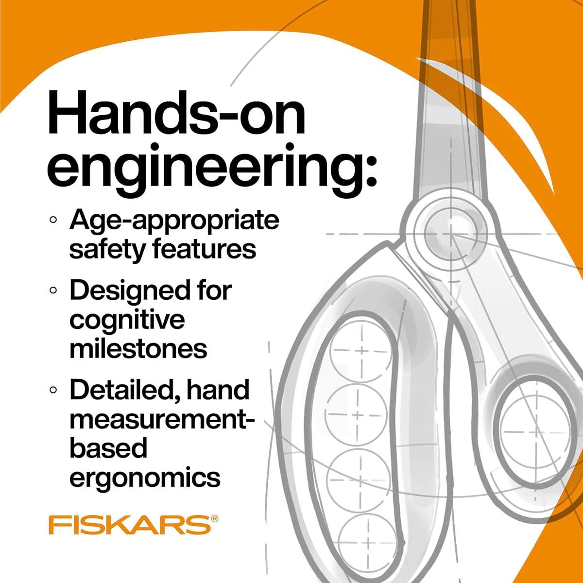 Fiskars Kids Scissors School Scissors Sharp Tip Scissors 5" Sport MVP Non-Stick Blades 3 Pack for Soccer/Baseball/Softball/Basketball