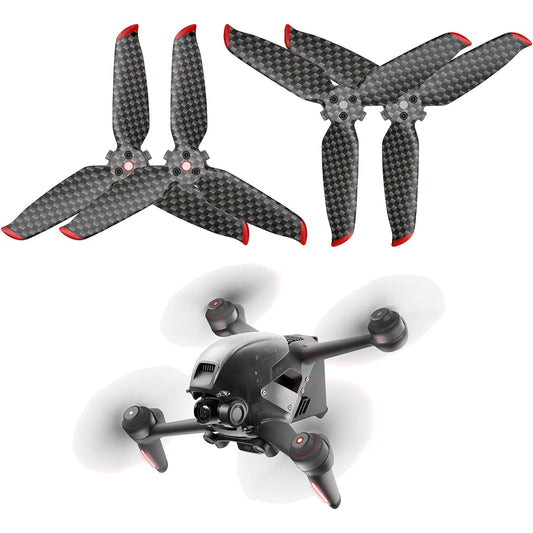 FPV Propellers Compatible with DJI FPV Drone Kit, 2 Pairs Quick Release FPV Propeller Blades for DJI FPV Accessories (Carbon Fiber)