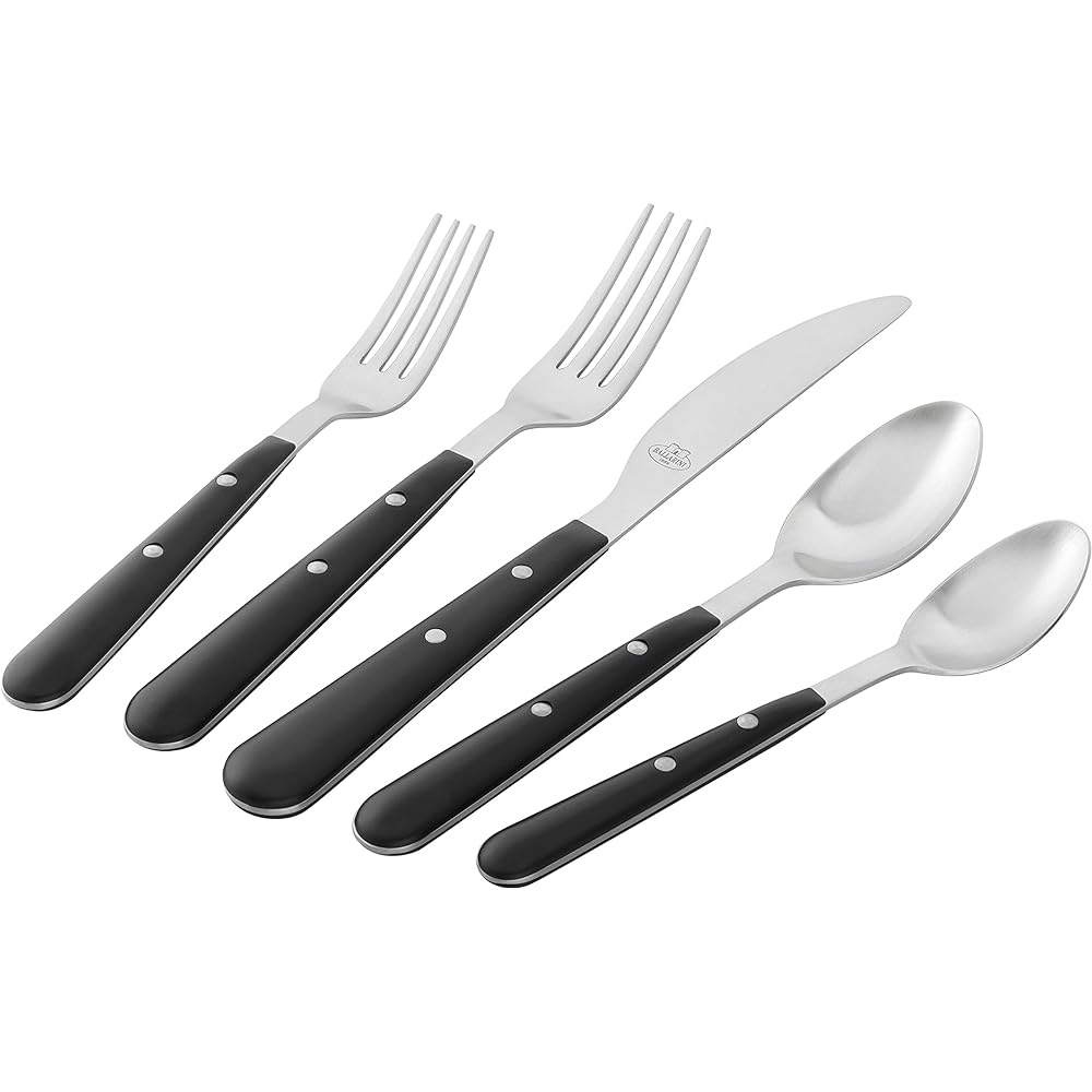 Ballarini Ballarini "Avola Cutlery 20pc Set Black" Tableware Set [Authorized Japanese Product] Ballarini Flatware Avola 01220-320