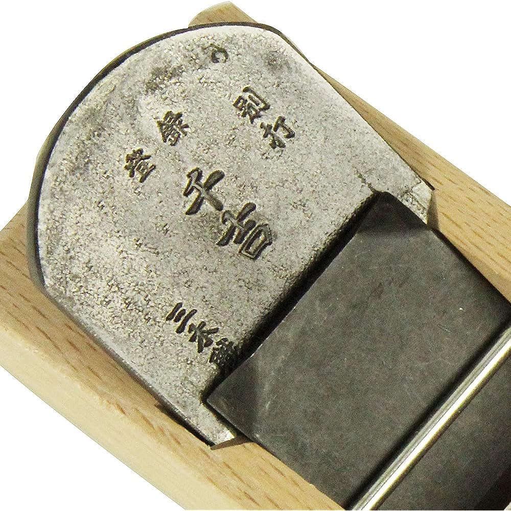 Senkichi Flat Planer with Base, Blade Width 65mm, For Wood Sharpening, With Steel, Depth 6.9 x Height 27.5 x Width 8.2cm