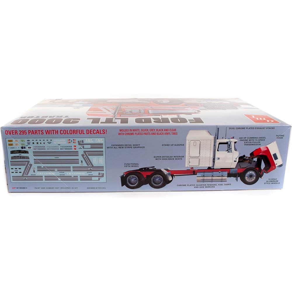 amt AMT 1/24 Ford LTL 9000 Semi-Tractor Plastic Model AMT1238